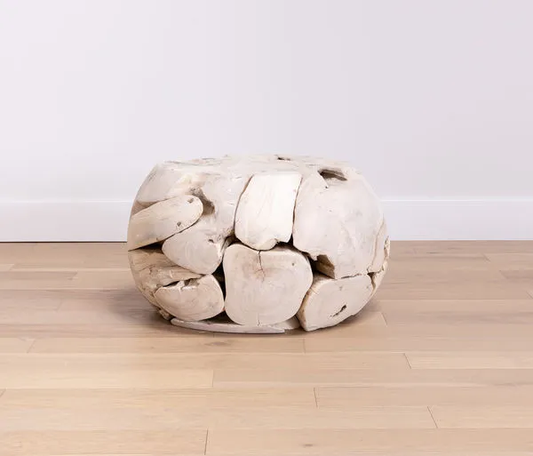 Product Image 4 for Sylvester Round Weathered Teak Root Stool from Blaxsand