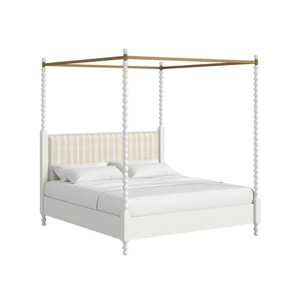 Product Image 1 for Haven Upholstered Canopy Poster Bed from A.R.T. Home Furnishings