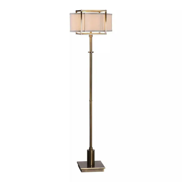 Product Image 1 for Uttermost Bettino Antique Brass Floor Lamp from Uttermost