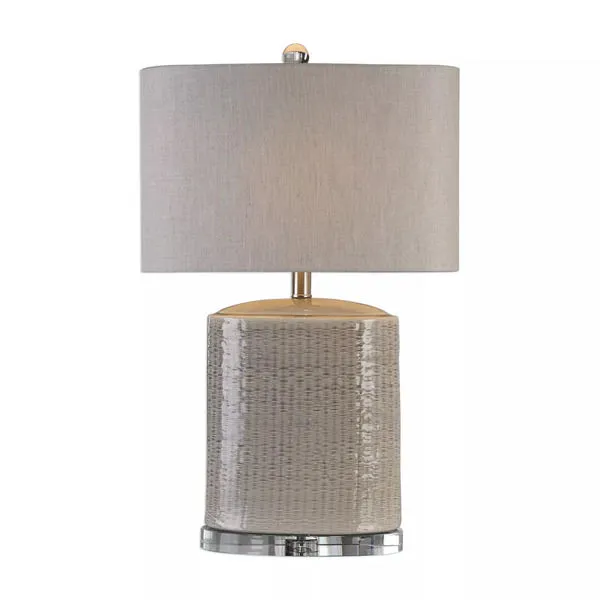 Product Image 1 for Uttermost Modica Taupe Ceramic Lamp from Uttermost