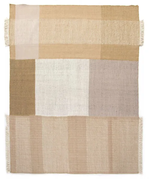 Product Image 1 for Bran Rug Saffron, Khaki, Cream from Four Hands