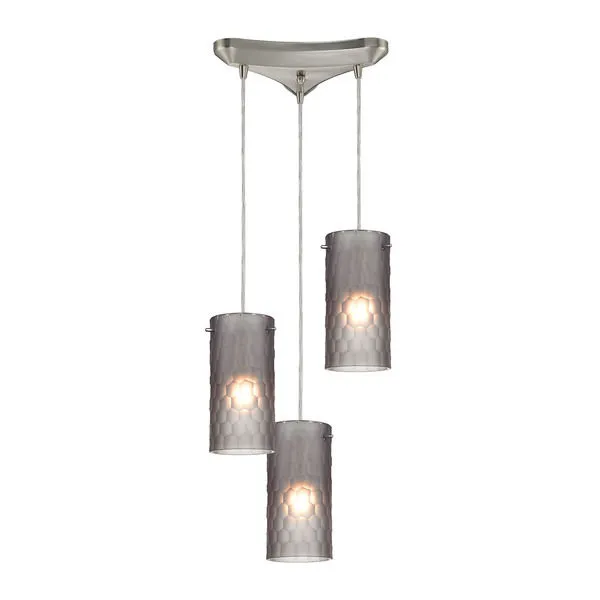 Product Image 1 for Synthesis 3 Light Pendant In Satin Nickel from Elk Lighting