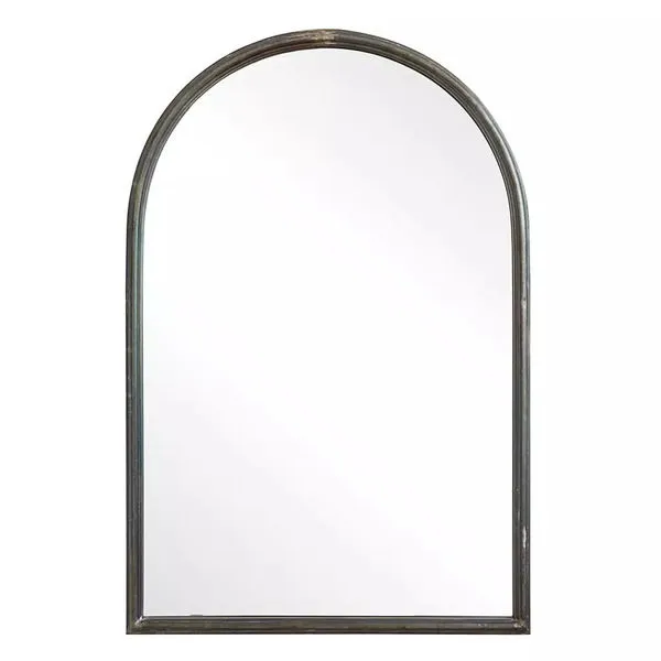 Product Image 1 for Arched Mirror With Metal Trim from Creative Co-Op