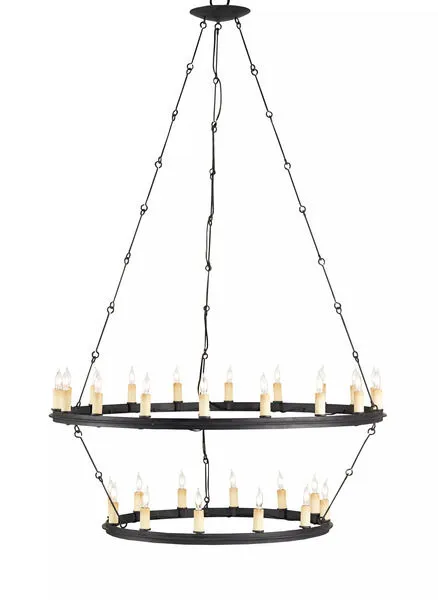 Product Image 1 for Toulouse Chandelier from Currey & Company
