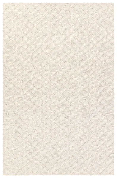 Product Image 1 for Ankine Handmade Trellis White Rug from Jaipur 