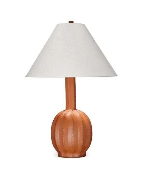 Product Image 1 for Cole Leather Table Lamp from Jamie Young