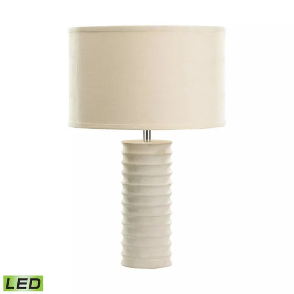 Product Image 1 for Mint Sand Stone Round Ribed Table Lamp from Elk Home