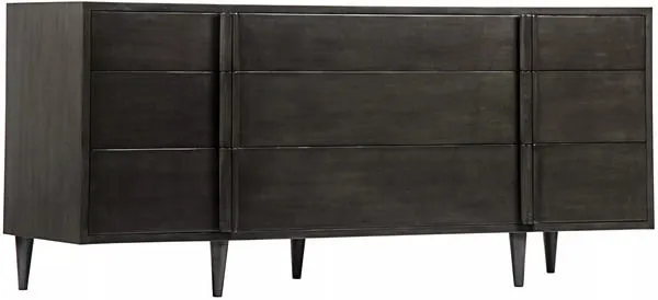 Product Image 1 for Morten 9 Drawer Dark Wood Dresser from Noir