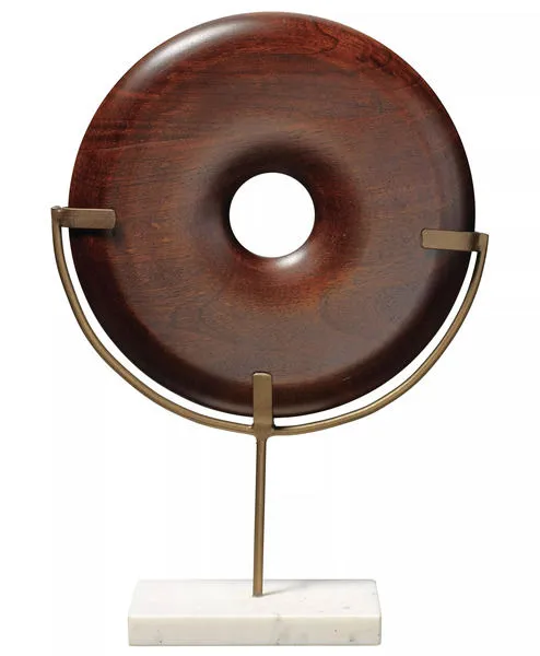 Product Image 1 for Archie Round Wood Object from Jamie Young