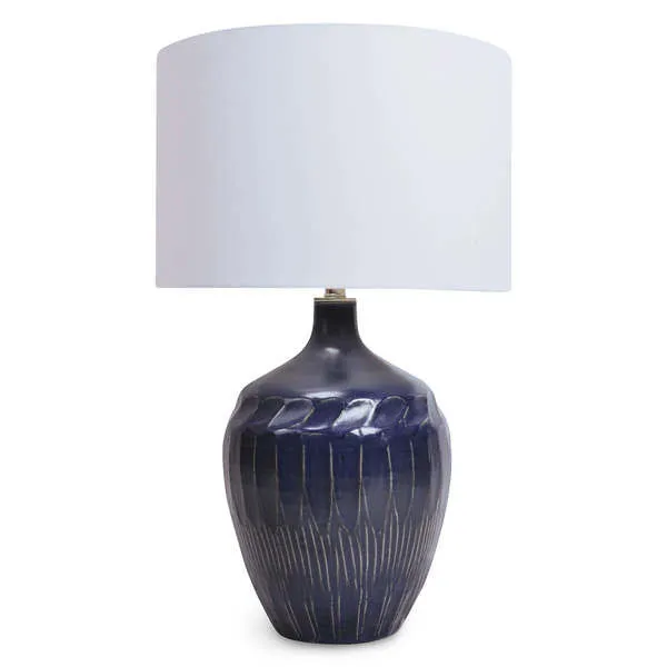 Product Image 1 for Prussian Ceramic Table Lamp (Blue) from Regina Andrew Design