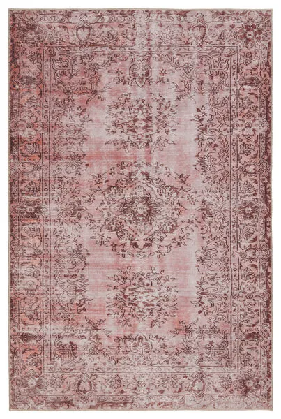 Product Image 1 for Berxley Medallion Rose/ Maroon Rug from Jaipur 
