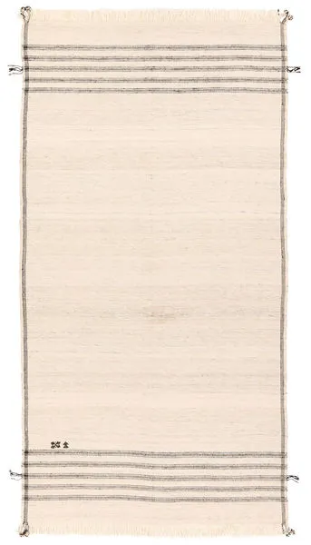 Product Image 1 for Neem X Didina Handmade Solid Cream / Brown Throw from Jaipur 