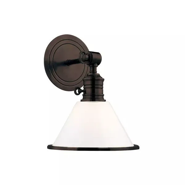 Product Image 1 for Garden City 1 Light Wall Sconce - White / Old Bronze from Hudson Valley