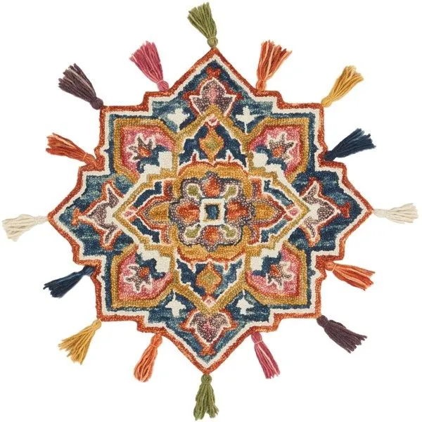 Product Image 1 for Remy Navy / Spice Rug from Loloi