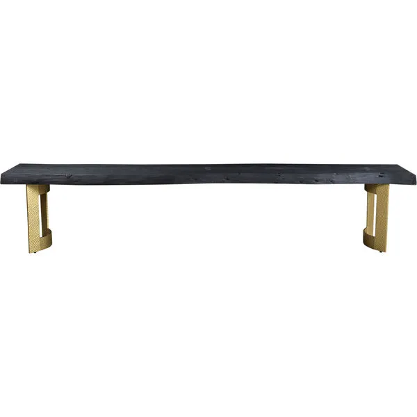 Product Image 2 for Bent Bench Black from Moe's
