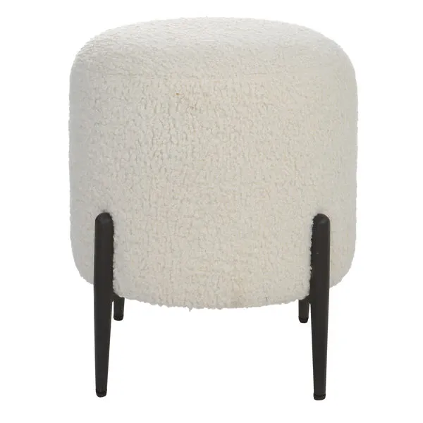 Product Image 2 for Arles White Shearling Ottoman from Uttermost