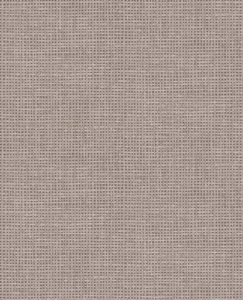 Rustic Weft Wallpaper with woven textile texture in soft cream stone tones