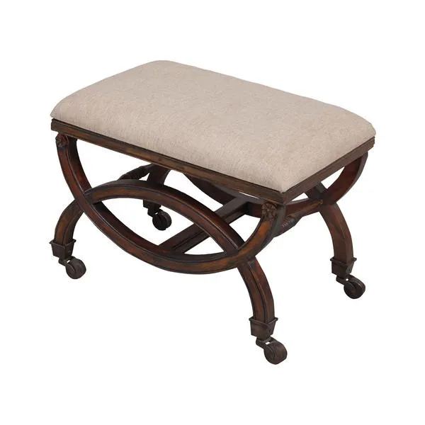Product Image 1 for Single Arc Bench In Woodland Dark Stain from Elk Home