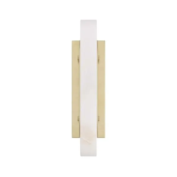 Product Image 6 for Velasco White & Gold Alabaster Sconce from Arteriors