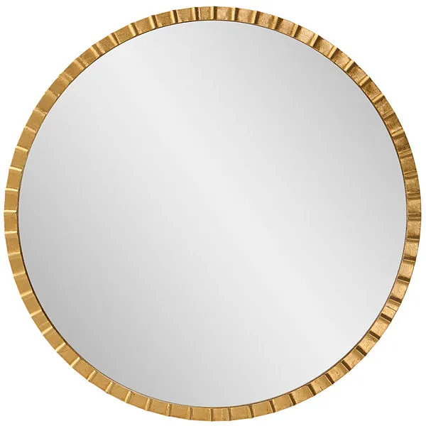 Product Image 3 for Dandridge Gold Round Mirror from Uttermost