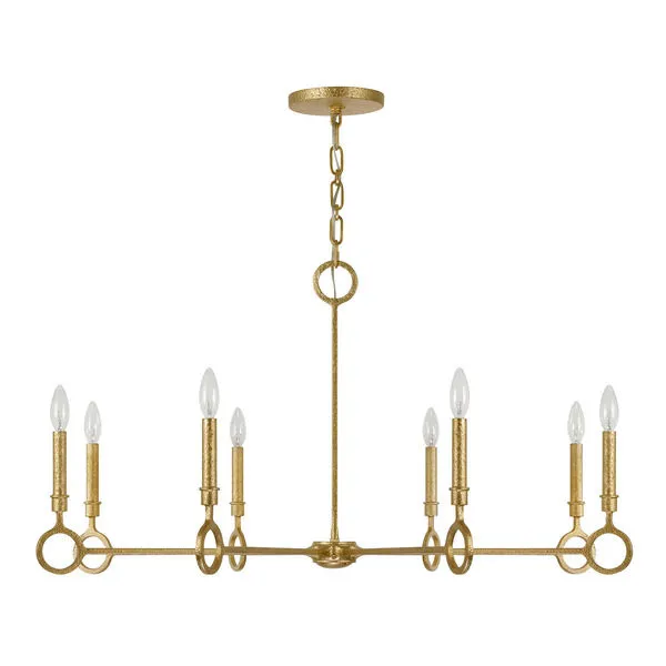 Product Image 5 for Noah 8-Light Chandelier in Gold Armory by Breegan Jane from Savoy House 