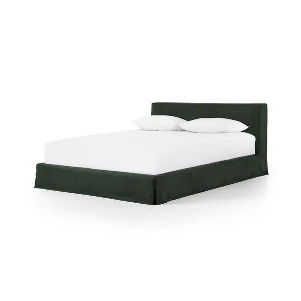 Product Image 1 for Aidan Brussels Pine Linen Slipcover Queen Bed from Four Hands