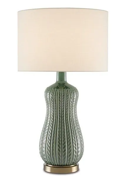 Product Image 1 for Mamora Green Table Lamp from Currey & Company
