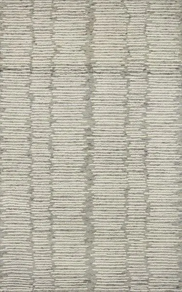 Tallulah Stone Ivory Rug with abstract linear high-low texture in neutral tones