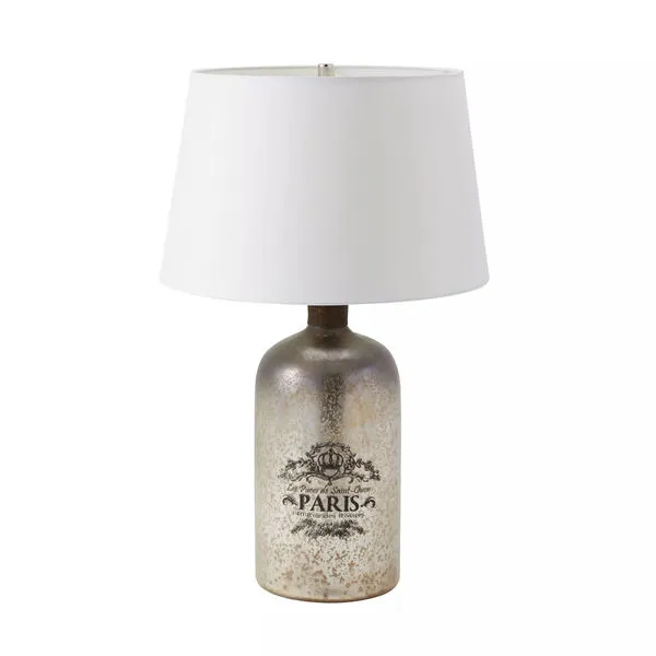 Product Image 1 for Antique Bottle Table Lamp In Antique Mercury Glass from Elk Home