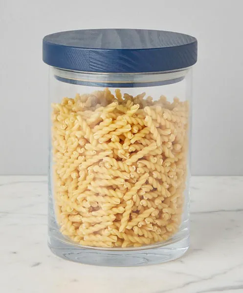 Product Image 1 for Navy Wood Top Canister from etúHOME