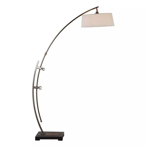 Product Image 1 for Uttermost Calogero Bronze Arc Floor Lamp from Uttermost