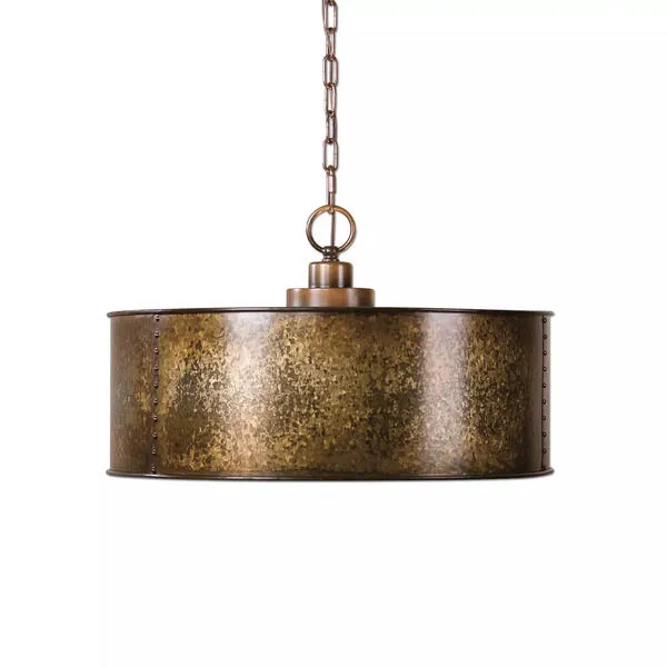 Product Image 2 for Uttermost Wolcott 3 Light Golden Pendant from Uttermost