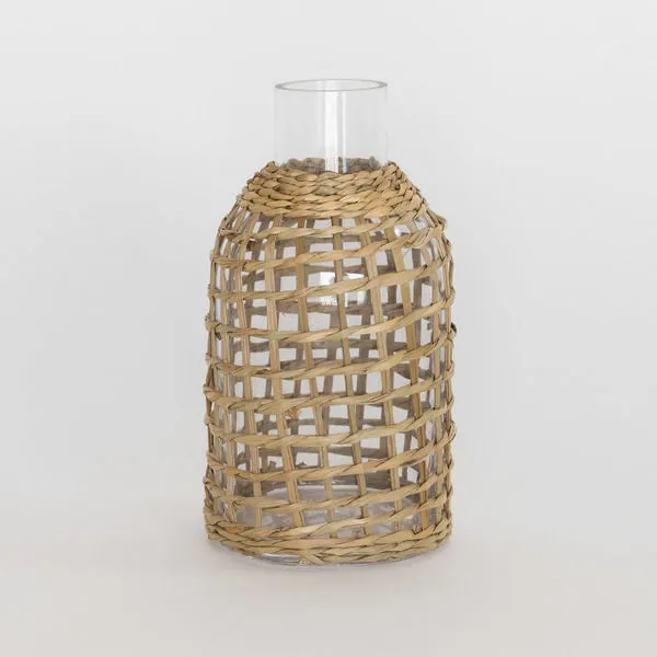 Product Image 1 for Ezra Rattan Wrapped Carafe from Accent Decor