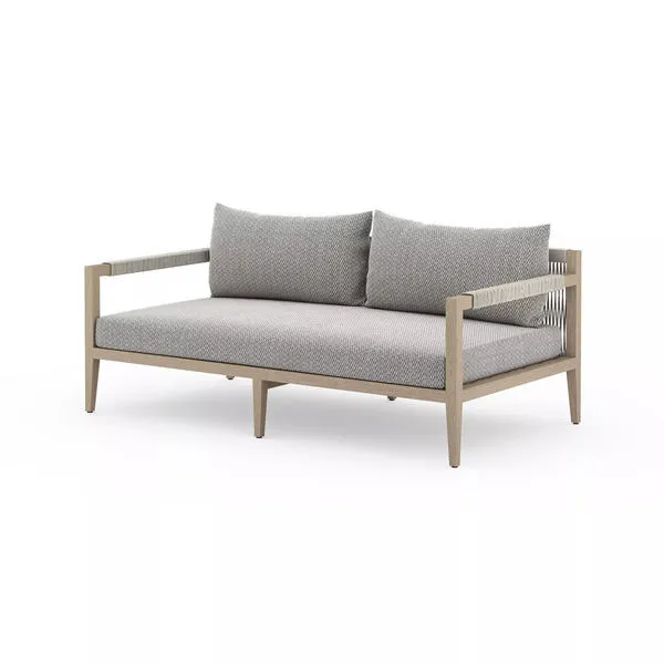 Product Image 2 for Sherwood Wooden Outdoor Sofa, Washed Brown from Four Hands