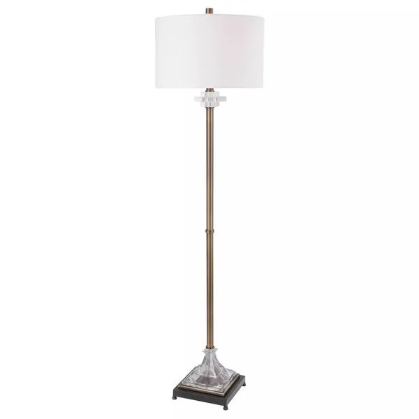 Product Image 2 for Uttermost Rafferty Brass Floor Lamp from Uttermost