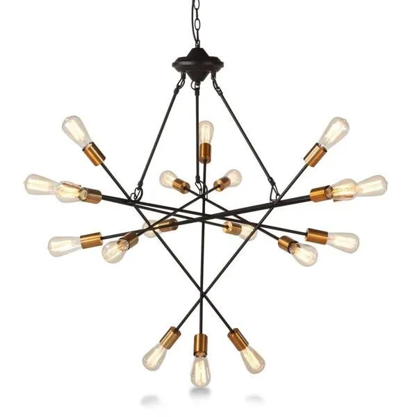 Product Image 1 for Element Industrial Multi Light Chandelier from World Interiors