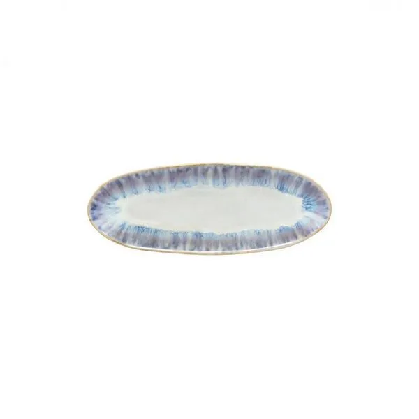 Product Image 1 for Brisa Large Ceramic Stoneware Oval Plate, Set of 6 - Ria Blue from Costa Nova