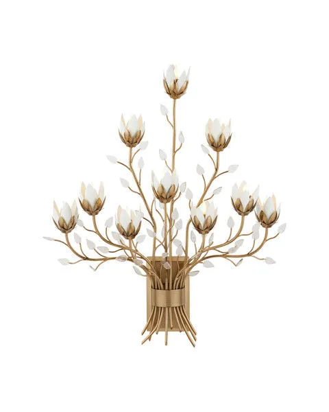Product Image 1 for Star Magnolia Wall Sconce from Currey & Company