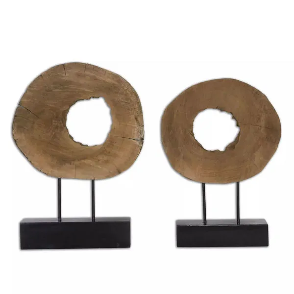 Product Image 1 for Uttermost Ashlea Wooden Sculptures S/2 from Uttermost