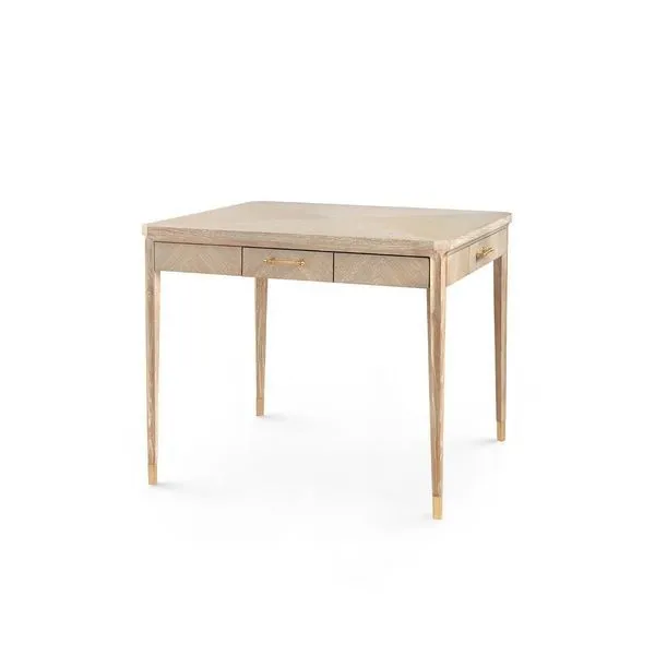 Product Image 3 for Bertram Square Oak Card Table from Villa & House