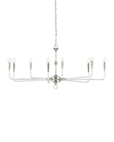 Product Image 1 for Nantucket Nickel Chandelier from Currey & Company