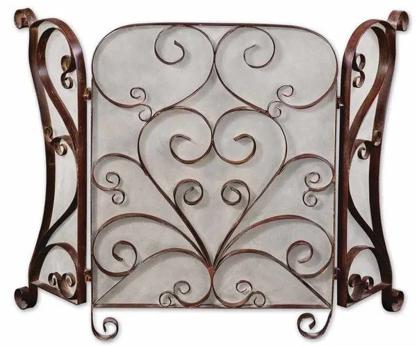 Product Image 1 for Uttermost Daymeion Metal Fireplace Screen from Uttermost