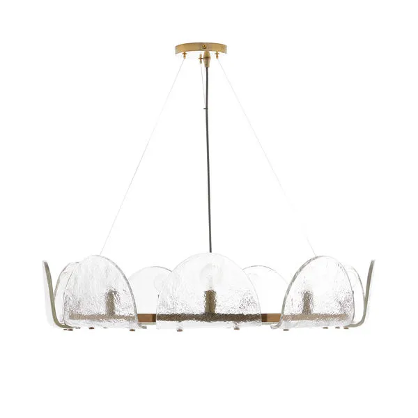 Product Image 8 for Mendez Gray Smoke Luster Glass Chandelier from Arteriors