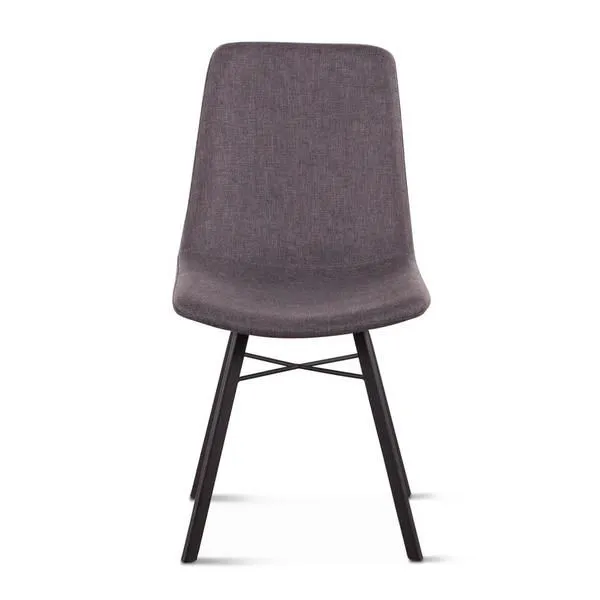 Product Image 4 for Posey Dark Gray Dining Chairs, Set Of 2 from World Interiors