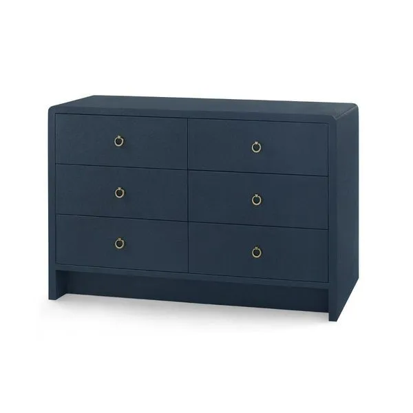 Product Image 3 for Bryant Linen Extra Large 6-Drawer Dresser from Villa & House