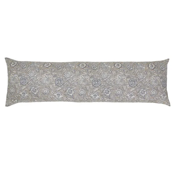 Product Image 1 for Brighton 18" x 60" Paisley Decorative Body Pillow with Insert - Natural / Navy from Pom Pom at Home