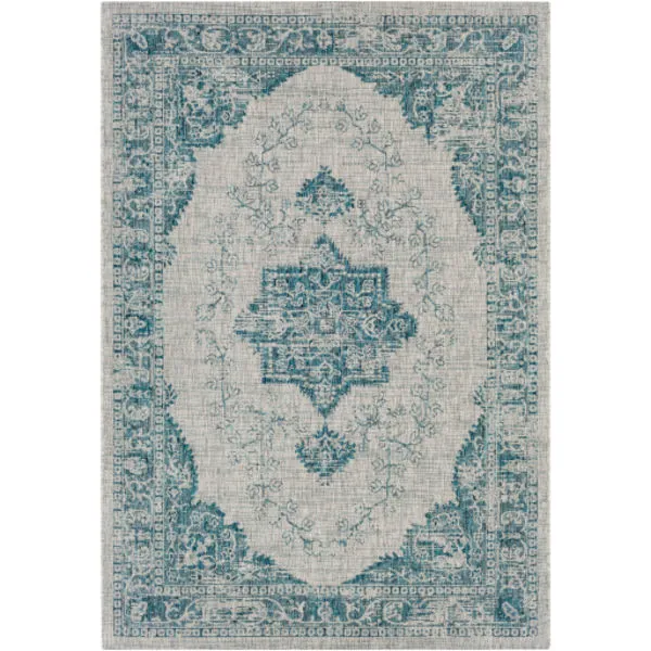 Product Image 2 for Eagean Aqua / Black Indoor / Outdoor Rug from Surya