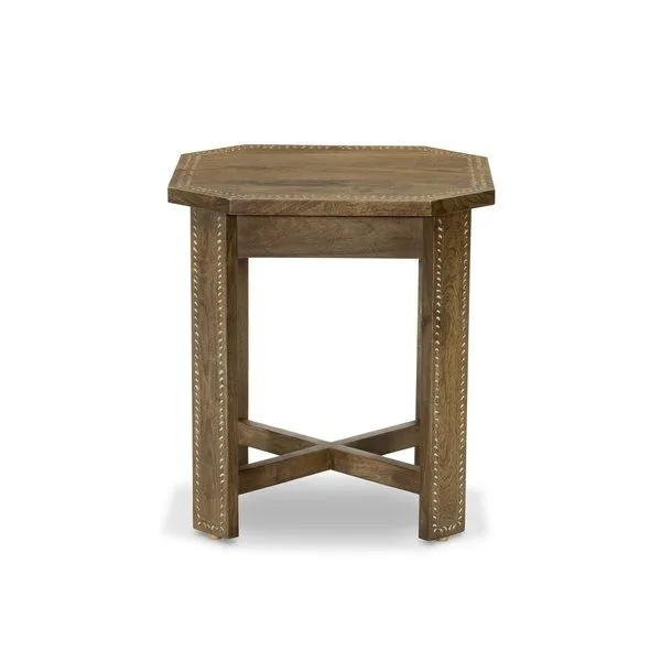 Product Image 1 for Cantu Washed Taupe End Table from Four Hands