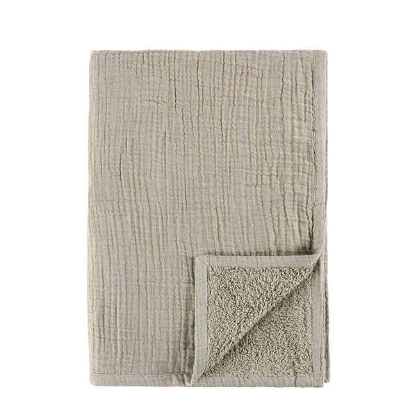Product Image 1 for TC Linen Cotton Blend Throw Blanket Blanket from Classic Home Furnishings