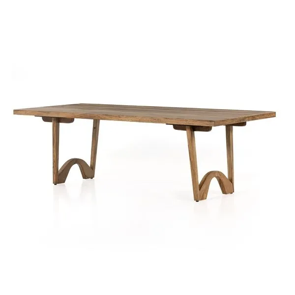 Product Image 1 for Bruna Dining Table Rustic Oak Veneer from Four Hands